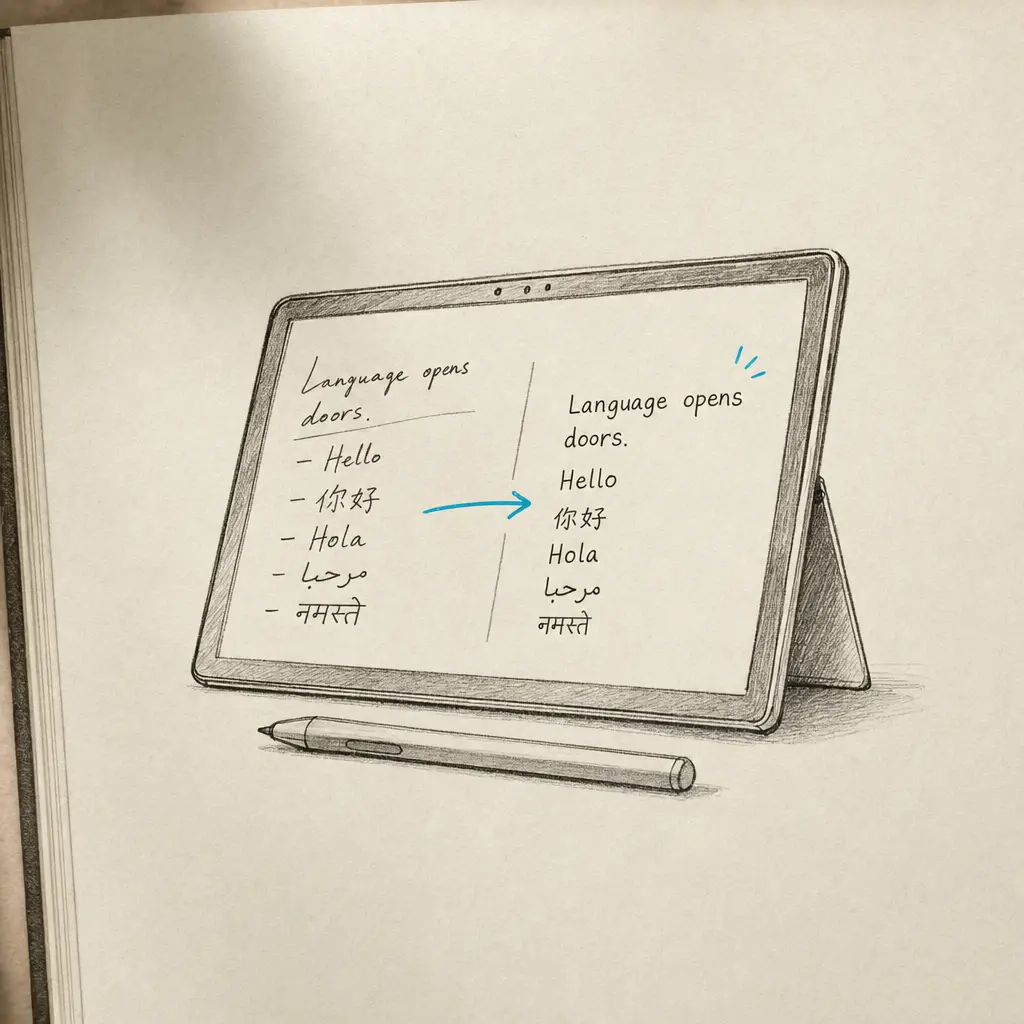 Can Surface Pro convert handwriting to text?