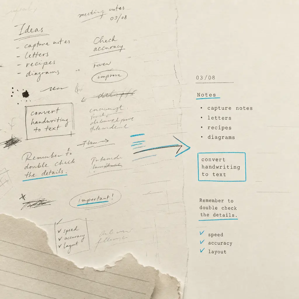How to Convert Handwriting to Text: The Complete Guide