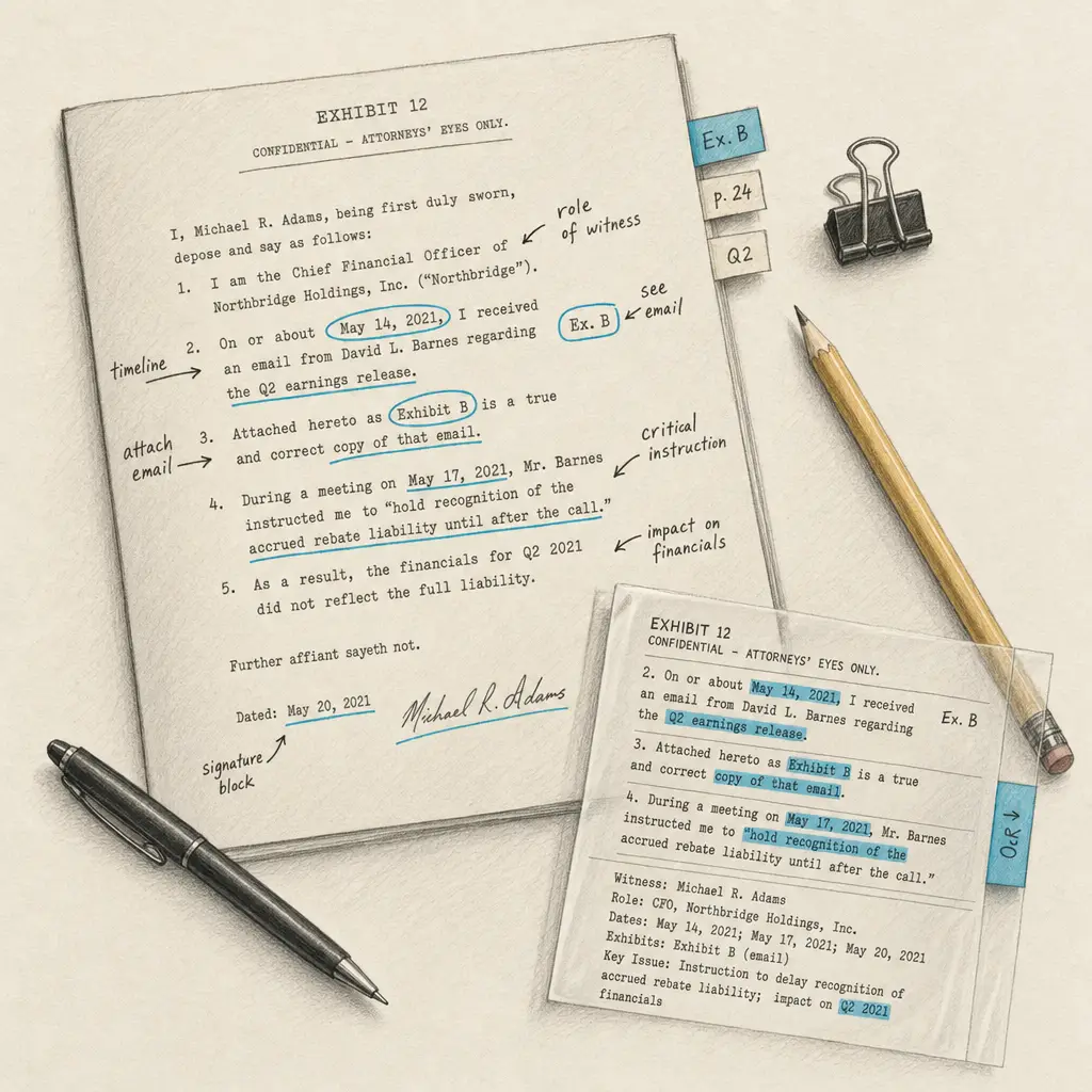 Handwritten Annotated Exhibits OCR: Make Attorney Markups Searchable
