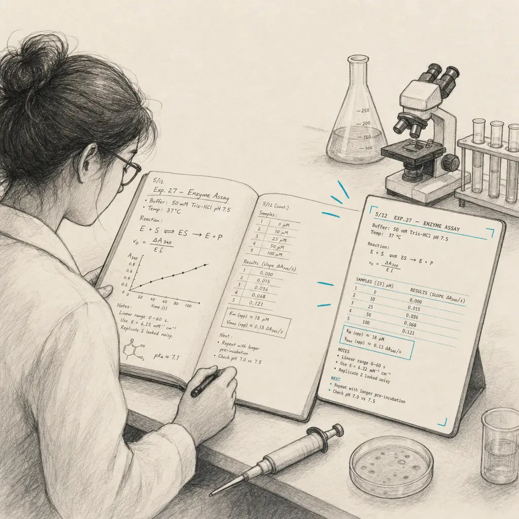 Handwritten Laboratory Notes OCR