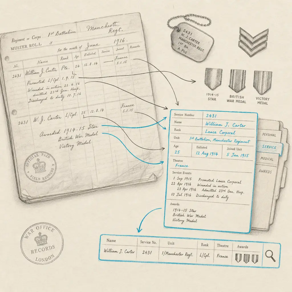 Handwritten Military Records OCR