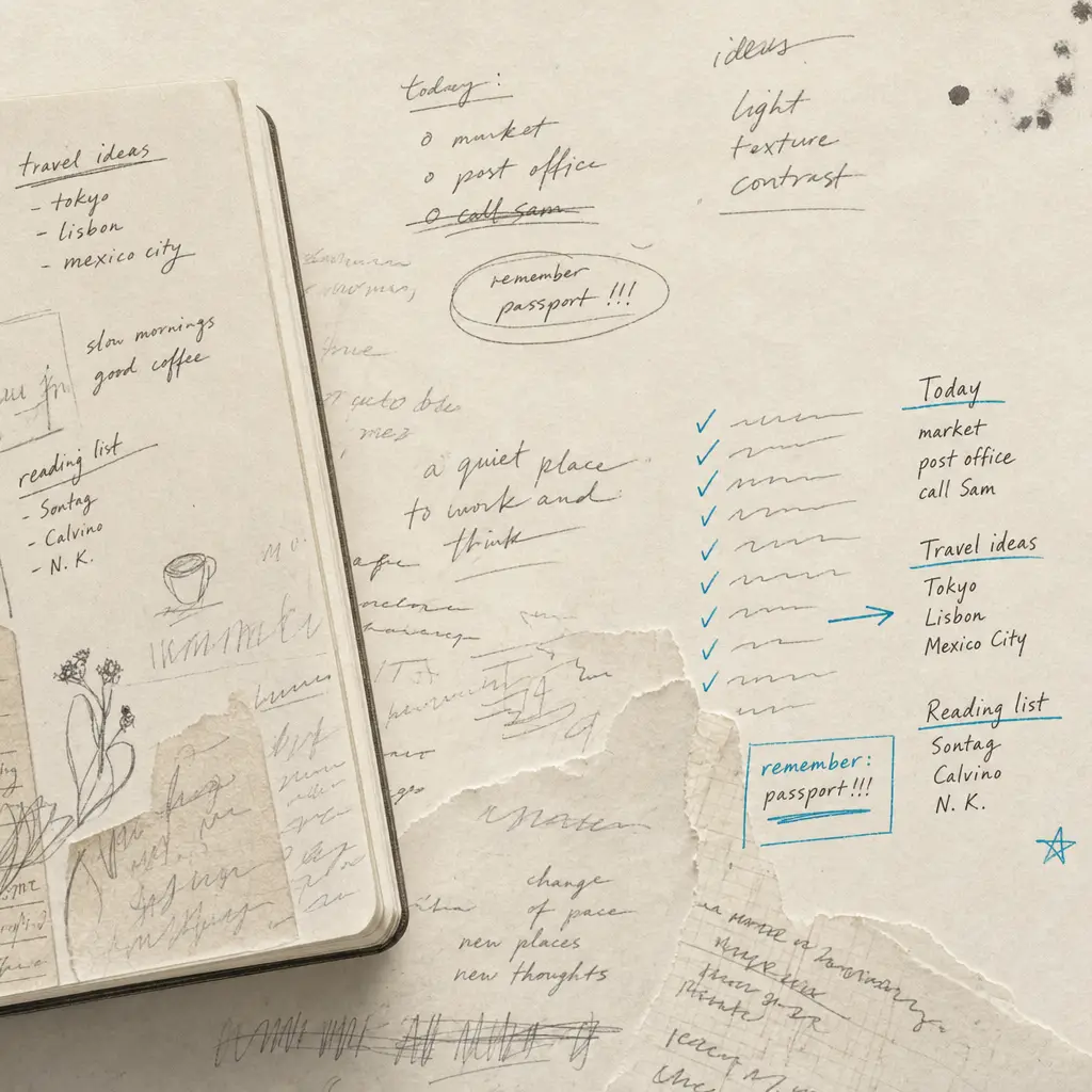 Handwritten Notes and Notebooks OCR