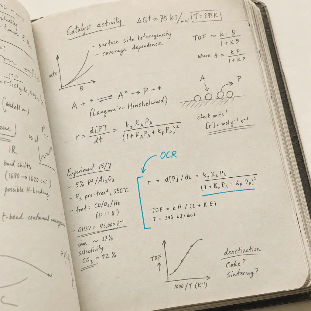 Handwritten Research Notebooks OCR