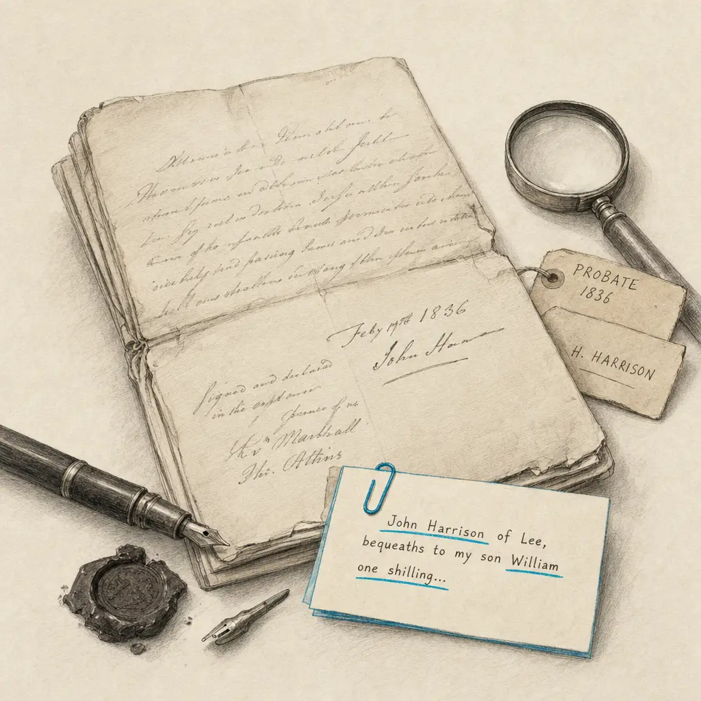 Handwritten Wills and Probate Records OCR