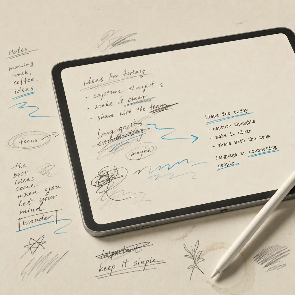 How to convert handwriting to text with Apple Pencil?