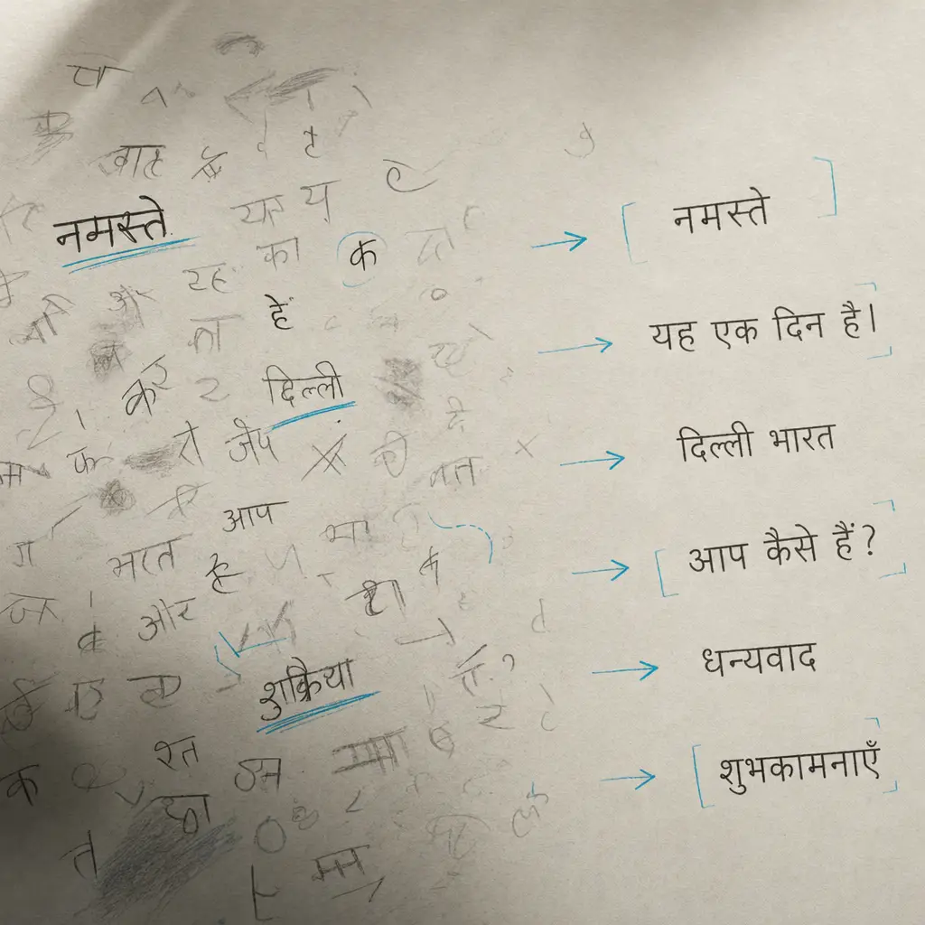 How to Convert Hindi Handwriting to Text