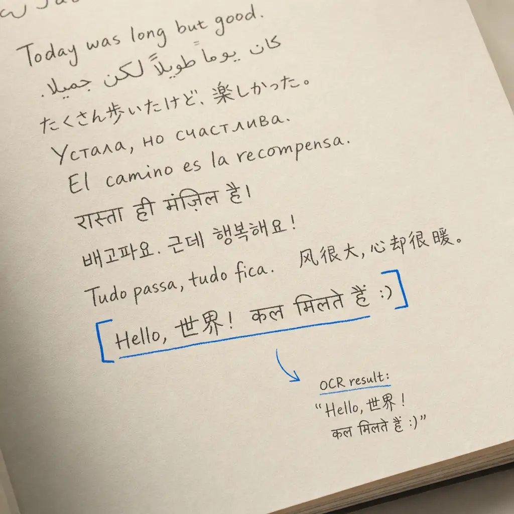 Multilingual Handwriting OCR: How to Recognize Handwriting in Multiple Languages