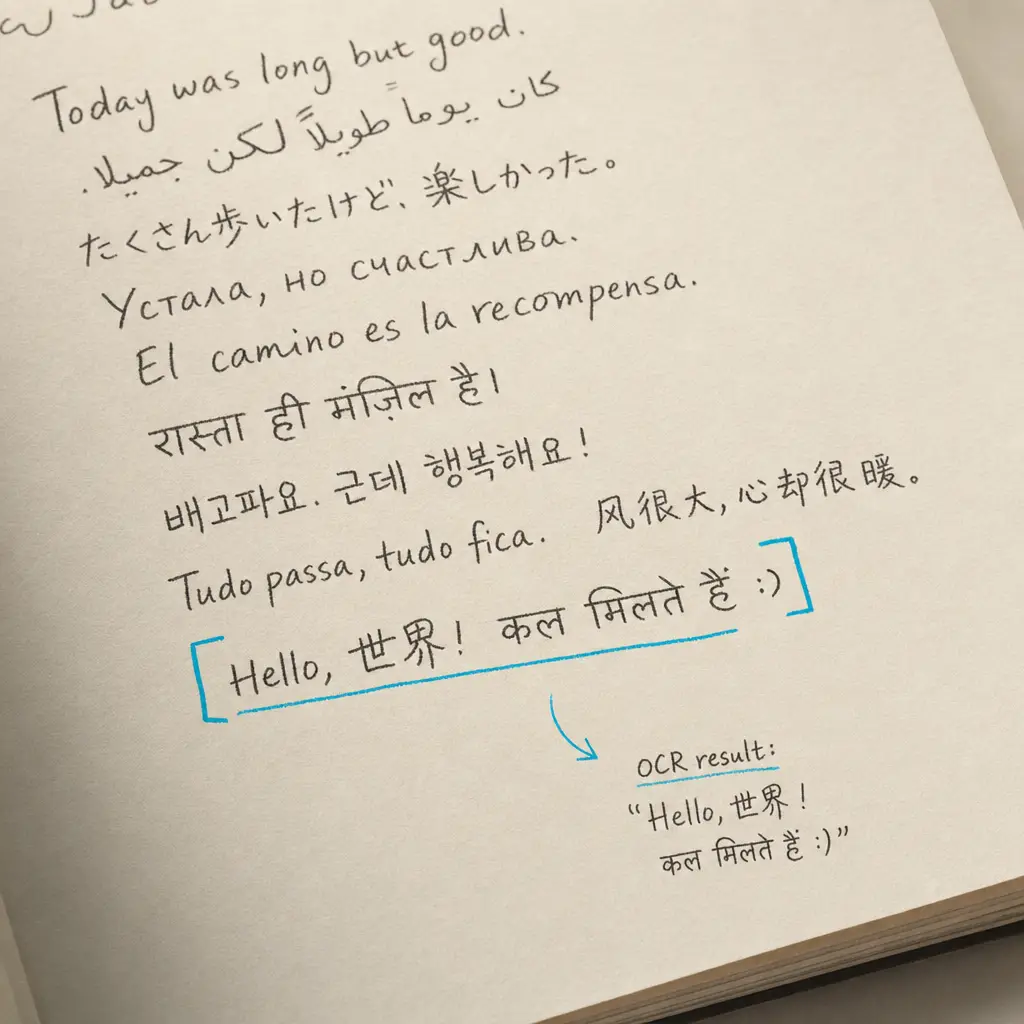 Multilingual Handwriting OCR: How to Recognize Handwriting in Multiple Languages