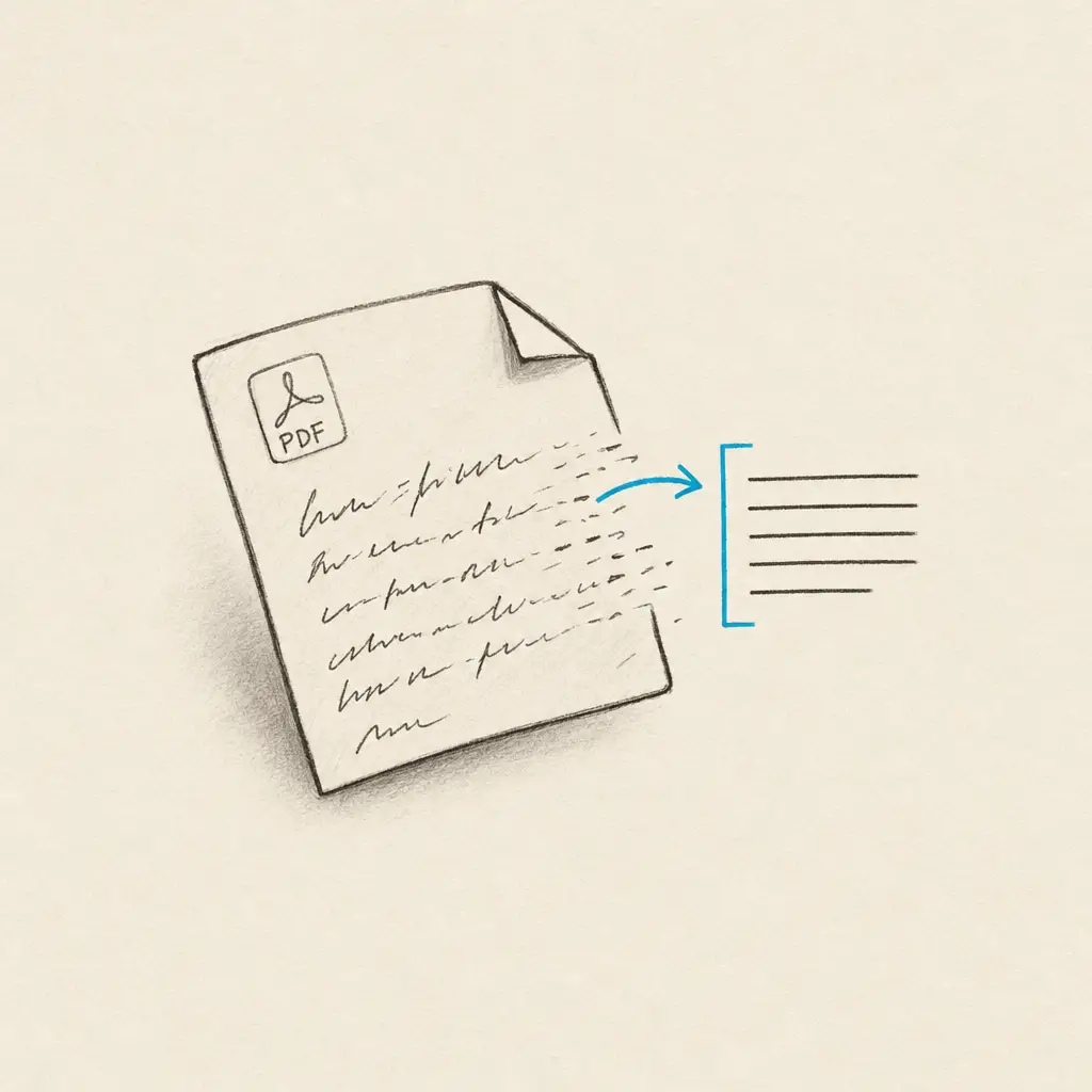 Convert Handwritten PDF to Text - Free OCR Tool