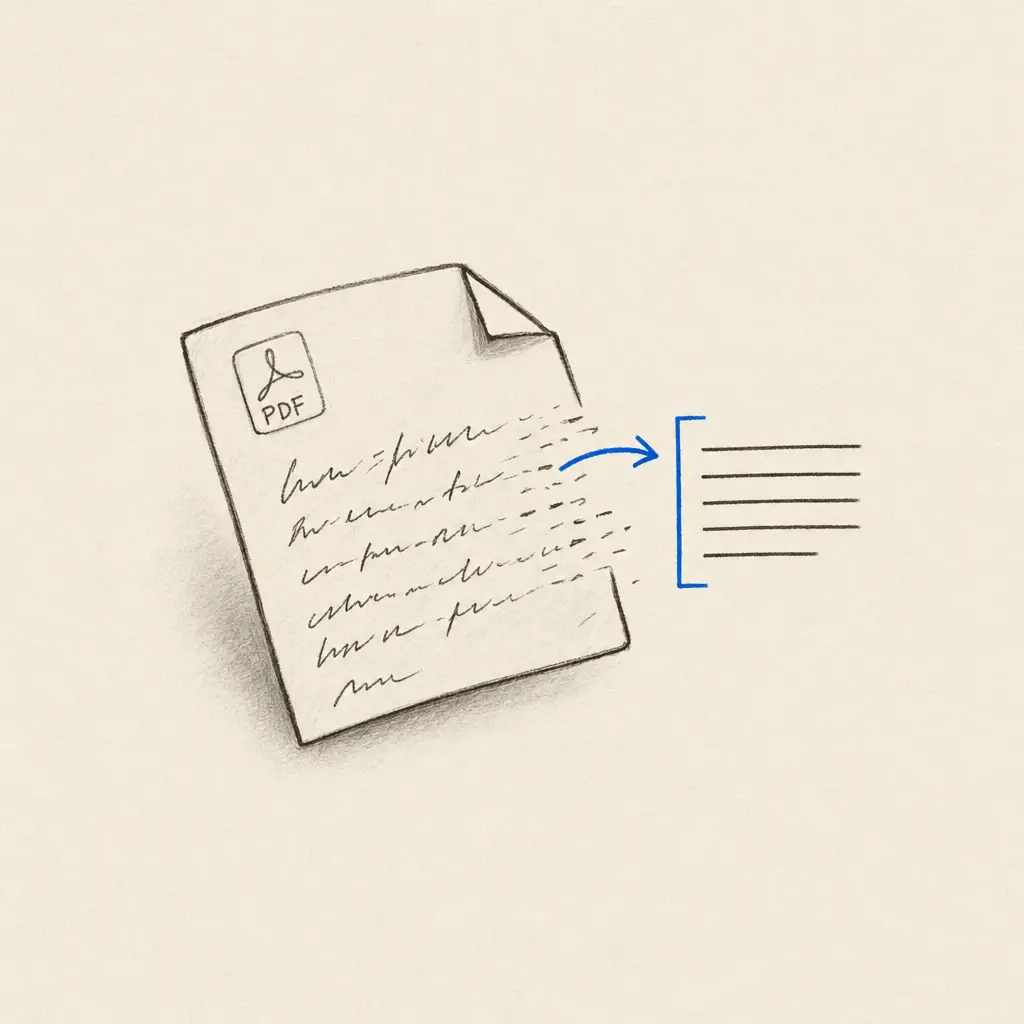Convert Handwritten PDF to Text - Free OCR Tool