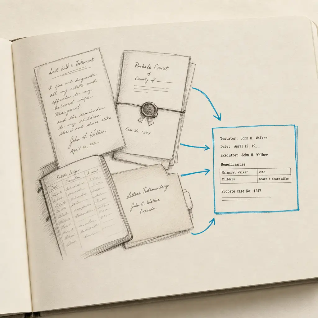 Probate, Wills & Estate Handwriting OCR