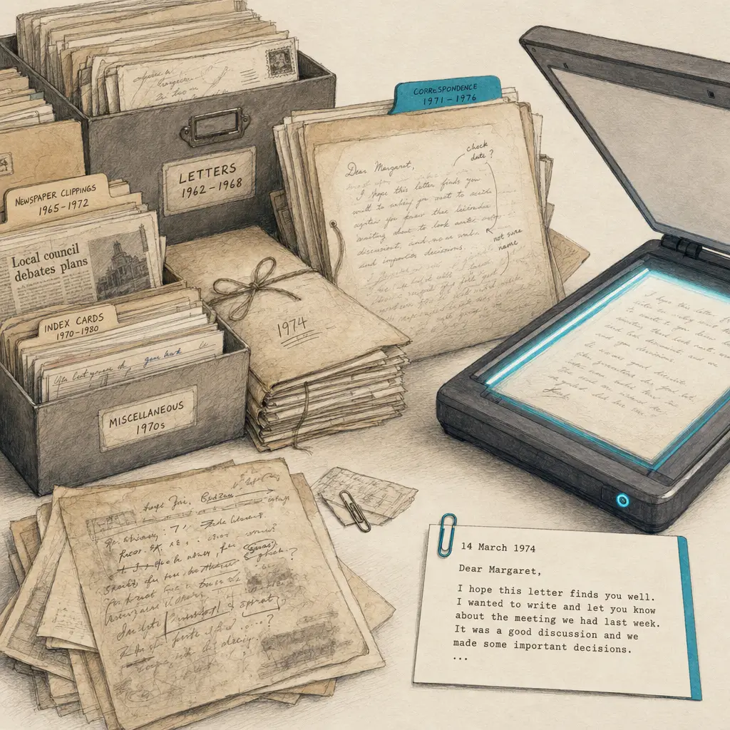 Rescuing the Ted Owens archive: 10,000 handwritten pages