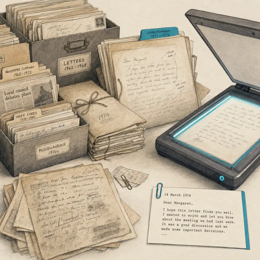 Rescuing the Ted Owens archive: 10,000 handwritten pages