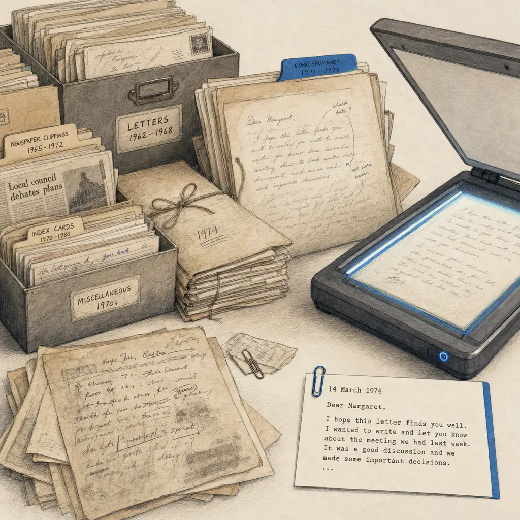 Rescuing the Ted Owens archive: 10,000 handwritten pages