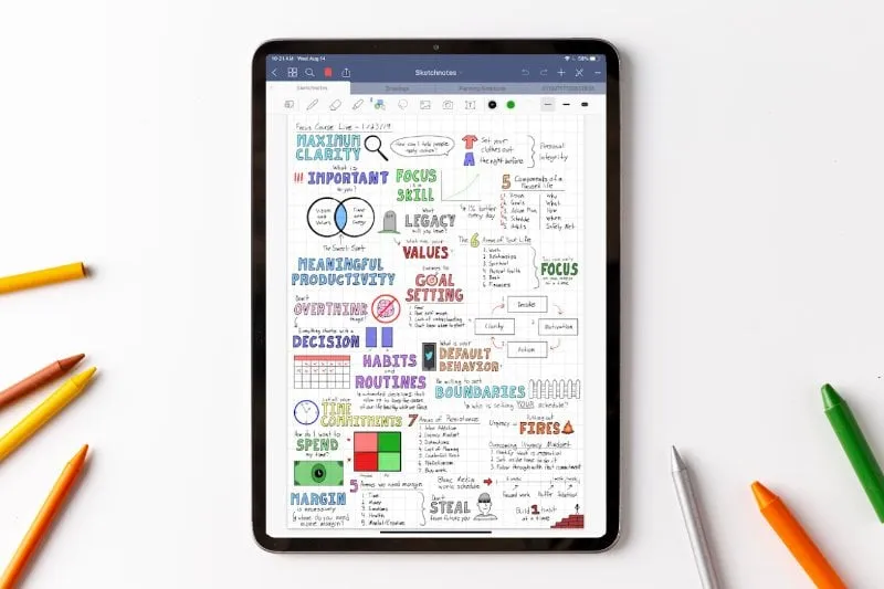 GoodNotes has excellent note-taking options for iPad.